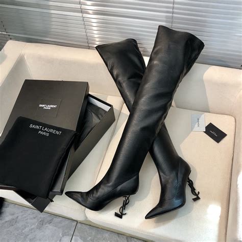 buy ysl boots|ysl thigh high boots.